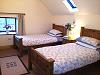 The bedrooms in Drummeenagh Cottages